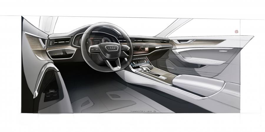 Эскиз Audi A7 Sportback Quattro S-Line 2017 года  (WW) (фото 25 из 33)